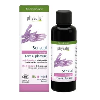SENSUAL amor e prazer óleo de massagem 100ml. BIO