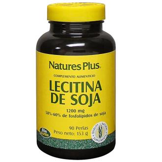 LECITINA DE SOJA 1200mg. 90 perlas