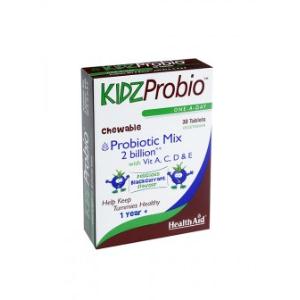 KIDZPROBIO 2000milhões e vitaminas 30comp. HEALTH