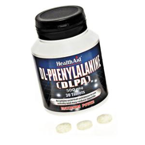 DLPA (DL-FENILALANINA) 500mg. 30comp. HEALTH AID