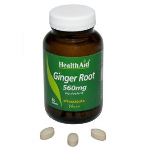 GENGIBRE (GINGER root) raiz 60comp. HEALTH AID