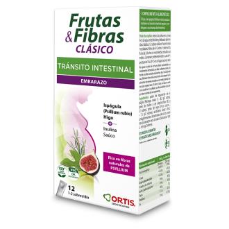FRUTA Y FIBRA delicado embarazo polvo 12sbrs.