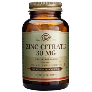 CITRATO DE ZINC 30mg. 100cap.