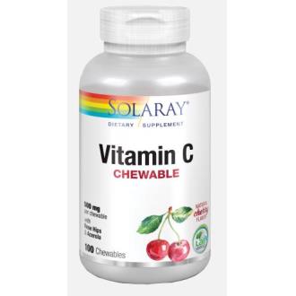 VITAMINA C-500 sabor cereza 100comp.mast.