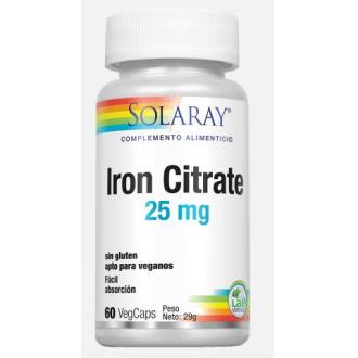 IRON citrato 25mg. 60cap.