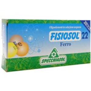 FISIOSOL 22 Hierro 20amp.
