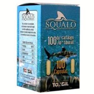 SQUALO CARTILAGEM DE TUBARÃO PURO 750mg. 100cap.