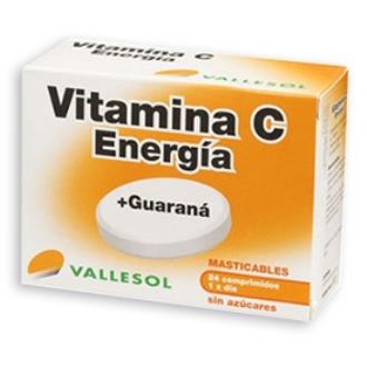 VALLESOL VIT.C+GUARANA 24comp.