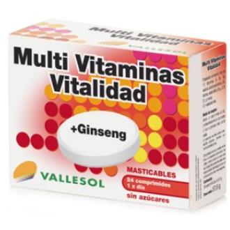 VALLESOL MULTIVITAMINAS+GINSENG 24comp.