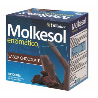 MOLKESOL enzimatico chocolate 30sbrs.