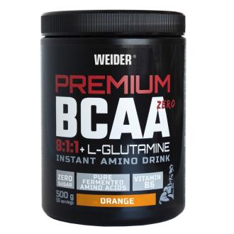 WEIDER BCAA 8:1:1 +L-glutamina laranja 500gr