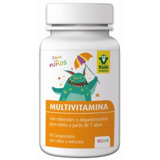 MULTI-VITAMINAS NIÑOS sabor manzana 90comp.