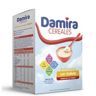 DAMIRA MULTICEREALES CON GALLETA papilla 600gr.
